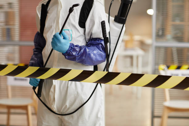 Professional Hoarding Cleanup technician working in Myton, UT